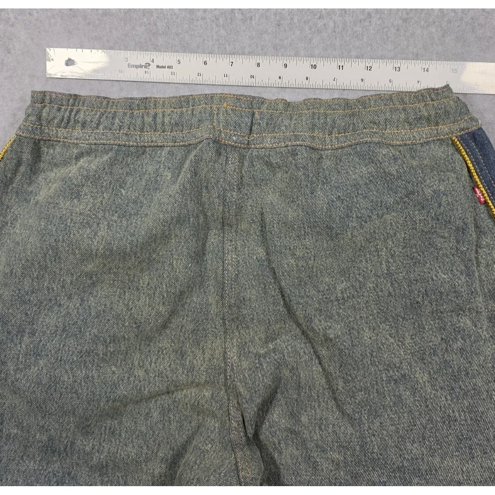 Levi's X Denim‎ Tears Track Pants Mid Indigo Wash--NWT--Men's Medium